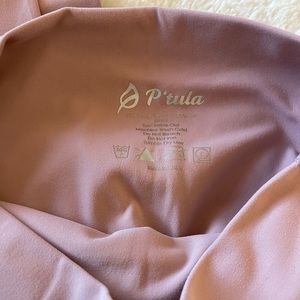 Pastel pink leggings